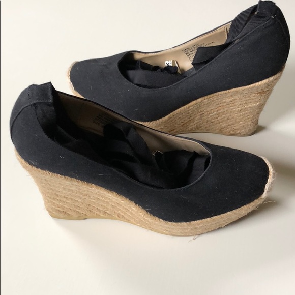 Mossimo | Black Platform Wedge Espadrilles | 8 - Picture 4 of 8